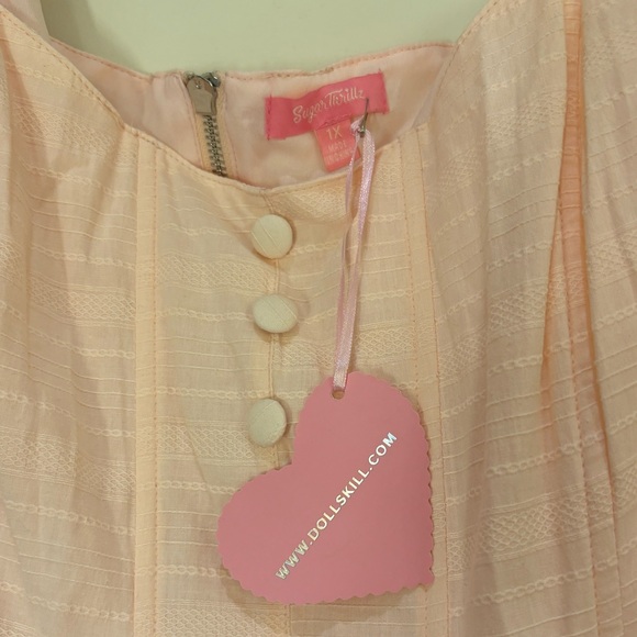 BNWT Sugar Thrillz Dolls Kill Cottage Core Dress - Picture 2 of 3